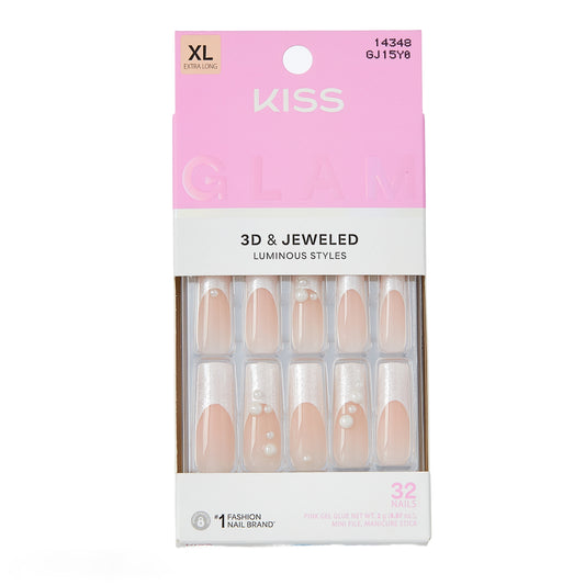 KISS NAIL GLAM 3D & JEWELED GJ15Y0
