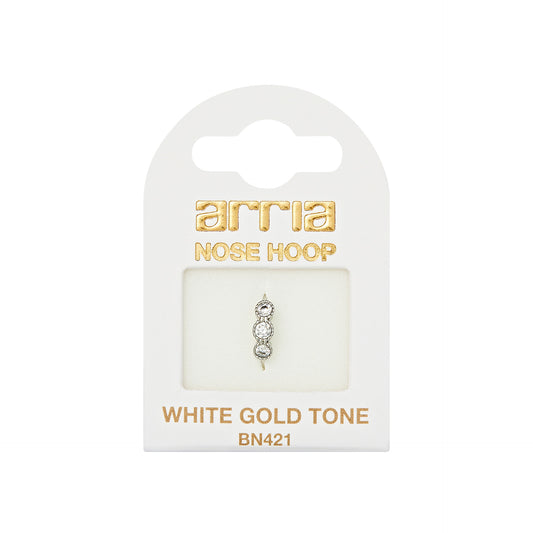 ARRIA BY KISS BN421 W.G NOSE HOOP TRIPLE LINEAR