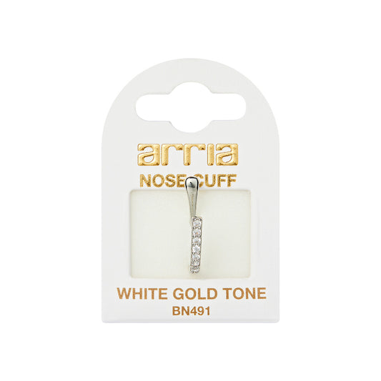 ARRIA BY KISS BN491 W.G NOSE CUFF STONE LINED