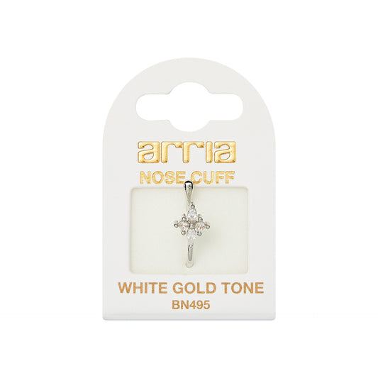 ARRIA BY KISS BN495 W.G NOSE CUFF DIA STAR
