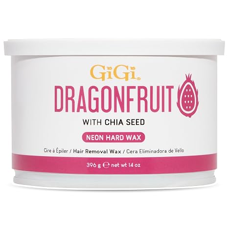 GIGI NEON HARD WAX DRAGONFRUIT 14 OZ