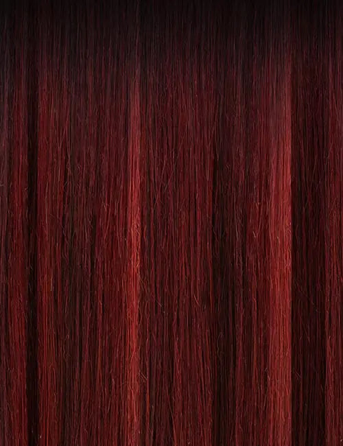 OUTRE WIG AIRTIED HUMAN BLEND YAKI 26 COLOR DRF CHERRY WINE