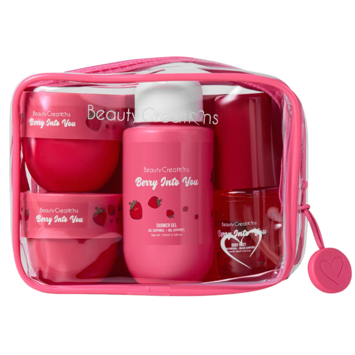 BEAUTY CREATIONS TRAVEL SET BERRY INTO YOU