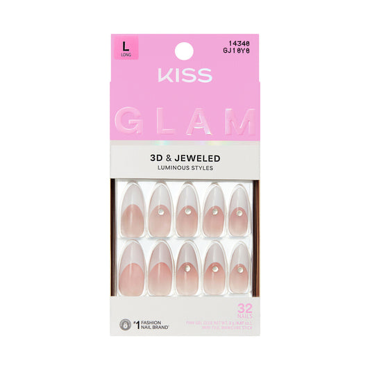 KISS NAIL GLAM 3D & JEWELED GJ10Y0