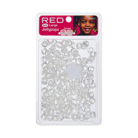RED BY KISS HA201 JELLYPOPZ LARGE CLEAR