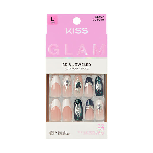 KISS NAIL GLAM 3D & JEWELED GJ19Y0