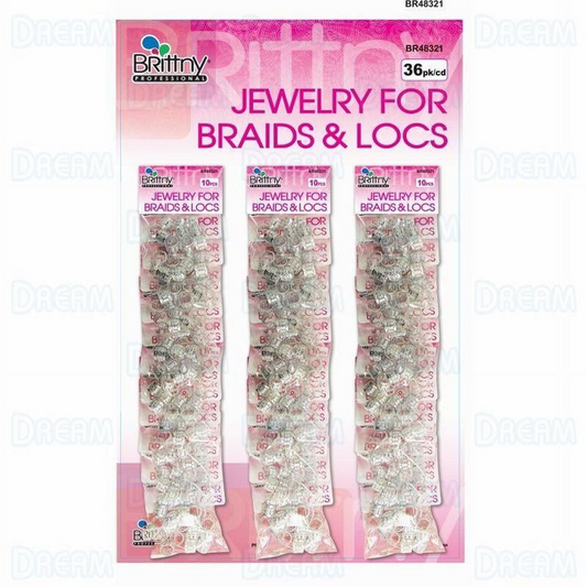 DREAM WORLD JEWELRY FOR BRAID & LOCS SILVER