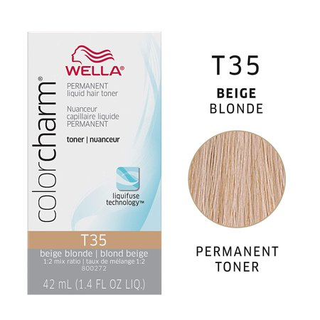 WELLA COLORCHARM LIQUID T35 BEIGE BLONDE