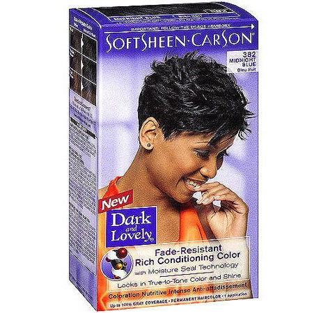 DARK & LOVELY HAIR COLOR 382 MIDNIGHT BLUE