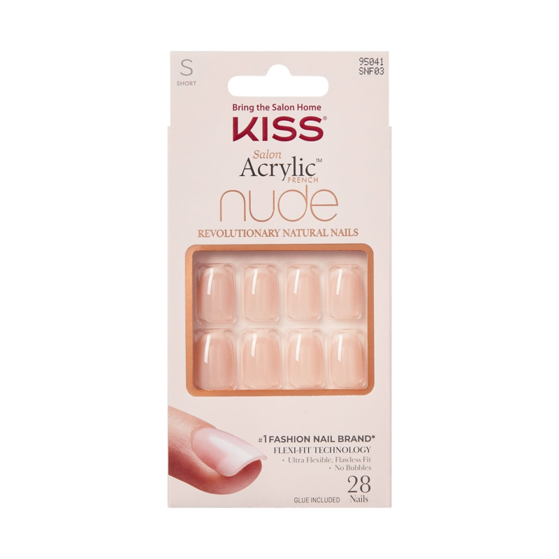 KISS NAIL ACRYLIC FRENCH SNF03