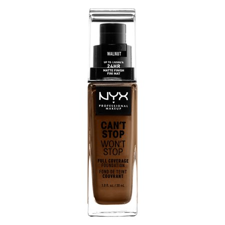 NYX PROFESSIONAL MAKEUP CANT STOP WANT STOP FOUNDAT. WALNUT