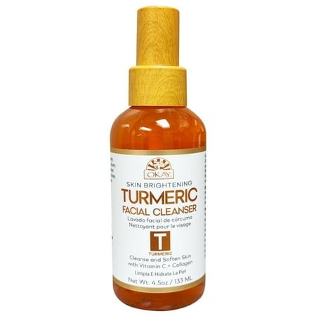 OKAY SKIN BRIGHTENING TURMERIC FACIAL CLEANSER 4.5OZ