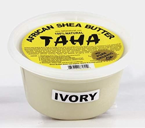 TAHA AFRICAN SHEA BUTTER WHITE 12OZ