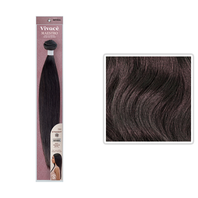 VIVACE BY KISS MAESTRO STRAIGHT 22'' COLOR NATURAL