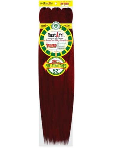RASTAFRI SILKY BRAID 52'' 3X COLOR BG