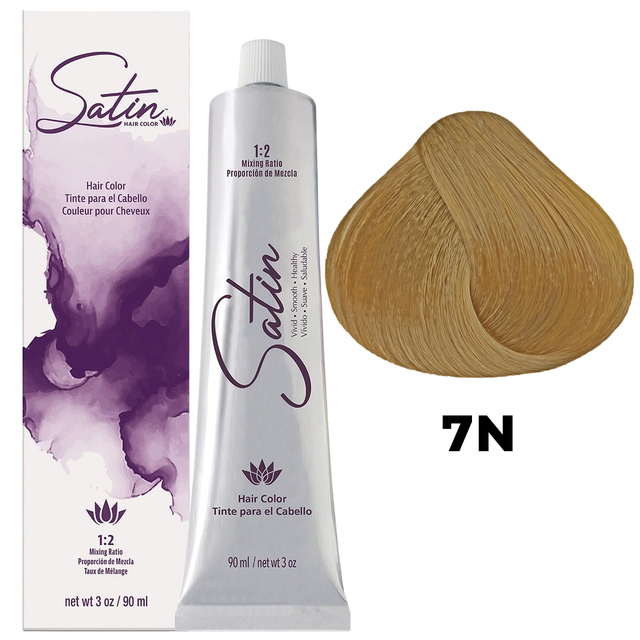 SATIN HAIR COLOR 7N BLONDE