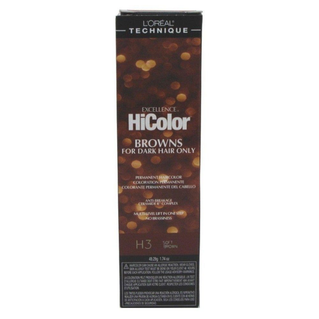 LOREAL HICOLOR H3 SOFT BROWN