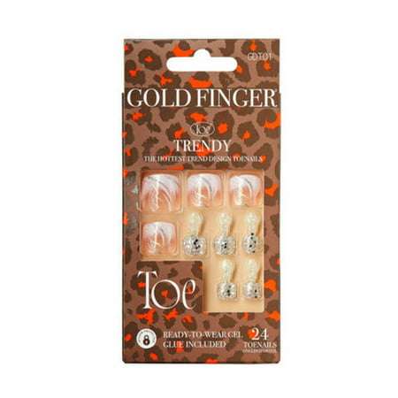 KISS NAIL GOLD FINGER TRENDY GDT01