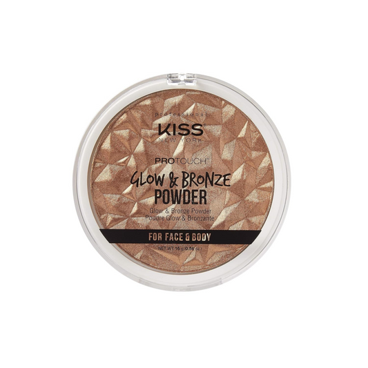 KISS NEW YORK GLOW $ BRONZE POWDER MEDIUM KPBP01