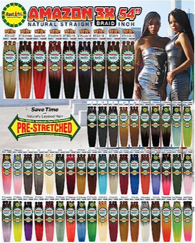 RASTAFRI AMAZON 3X 54'' COLOR BT4/PLTN.BLND