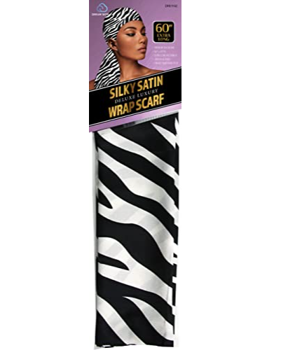DREAM WORLD SILKY SATIN WRAP SCARF DRE110Z