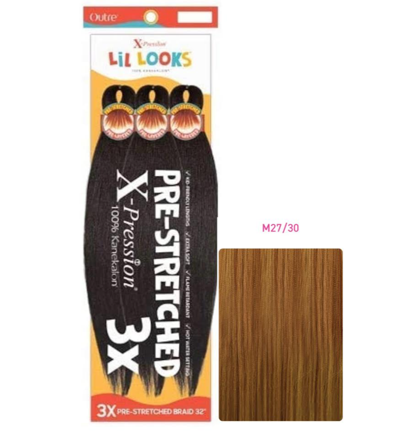 Outre X-Pression - Lil Looks - Pre Stretched Calming Braid 32" 3X COLOR M27/30