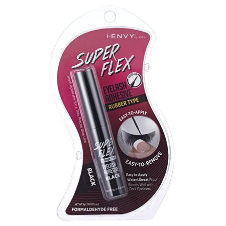 KISS I ENVY KPEG07 EYELASH ADHESIVE BLACK RUBBER TYPE