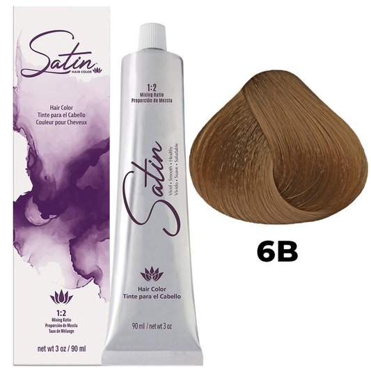 SATIN HAIR COLOR 6B DARK BEIGE BLONDE