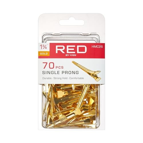 RED BY KISS SINGLE PRONG 70PCS HMC26