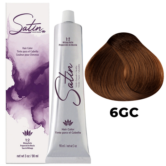 SATIN HAIR COLOR 6GC DARK GOLDEN COPPER BLONDE
