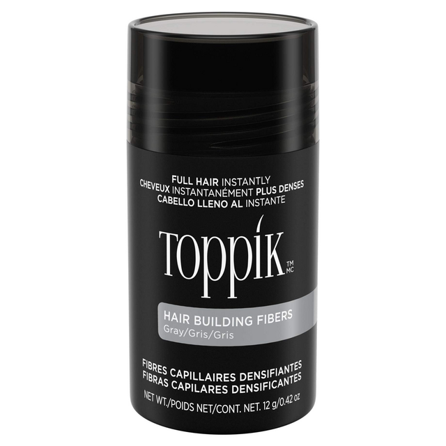 TOPPIK HAIR BUILDING FIBER GRAY 0.42OZ