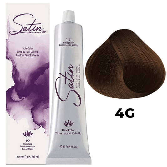 SATIN HAIR COLOR 4G GOLDEN BROWN