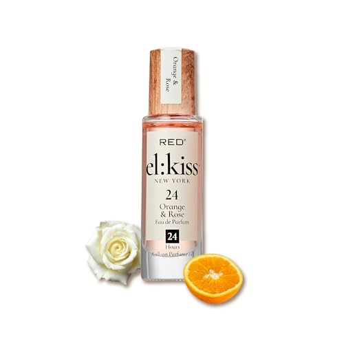 EL KISS ROLL ON PERFUME OIL ORANGE & ROSE PHB24