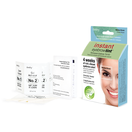 GODEFROY INSTANT EYEBROW TINT MEDIUM BROWN J