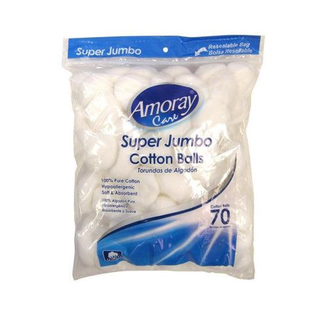 AMORAY COTTON BALLS 70PCS