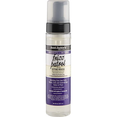 AUNT JACKIE'S FRIZZ PATROL SETTING MOUSSE 8.5FL OZ