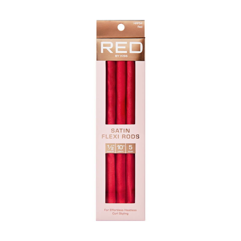 RED BY KISS SATIN FLEXI RODS 1/2'' HRF54