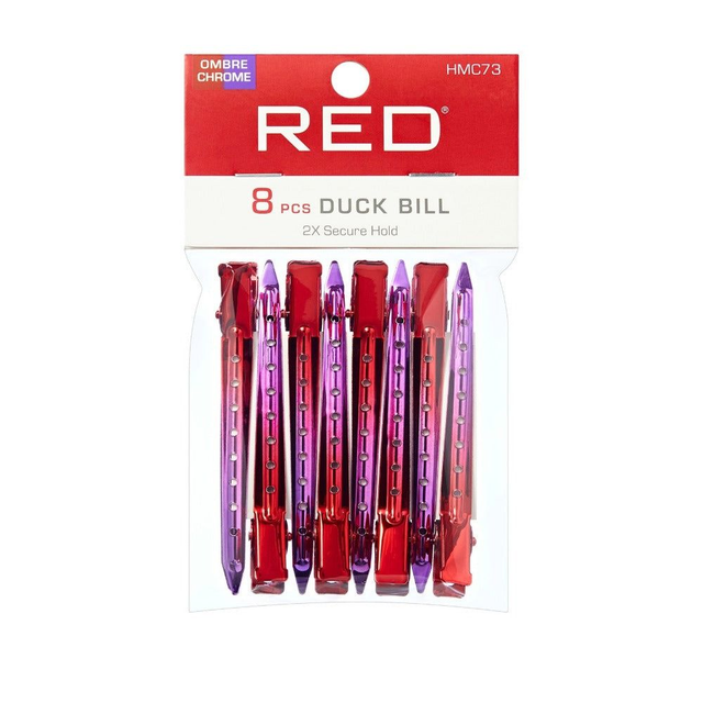 RED BY KISS 8PCS DUCK BILL HMC73