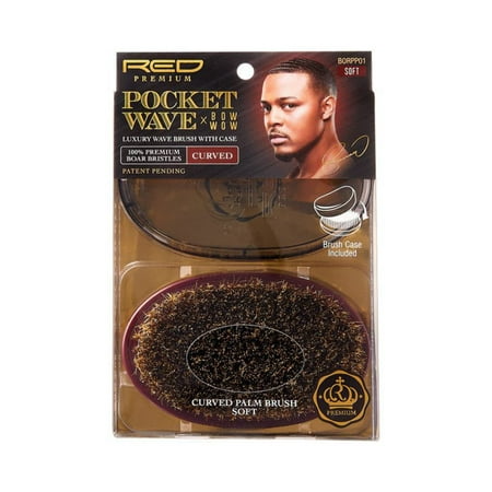 RED BY KISS PREMIUM POCKET WAVE BRUSH WITH CASE BR31