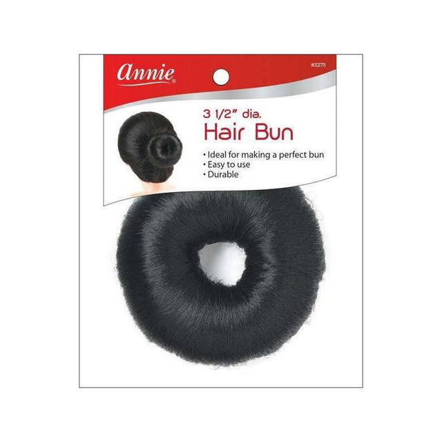 ANNIE HAIR BUN DONUT 31/2'' SYNTHETIC KINKY
