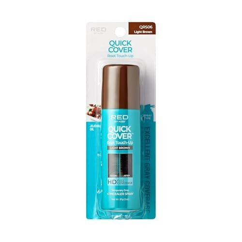 RED BY KISS QUICK COVER QRS06 LIGHT BROWN