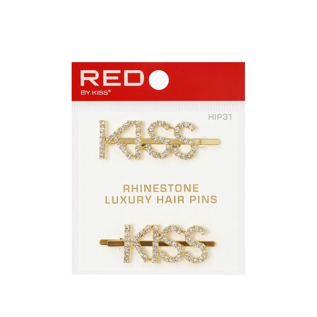 RED BY KISS HAIR PINS HIP31