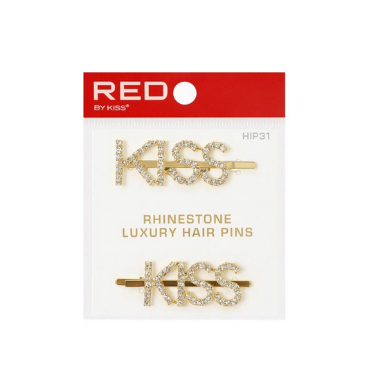 RED BY KISS HAIR PINS HIP31