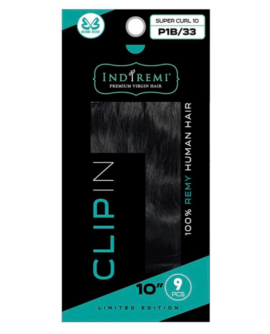 BOBI BOSS INDIREMI HAIR 9PCS SUPER CURL 10'' COLOR 27