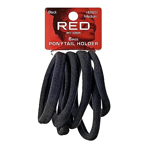 RED BY KISS PONYTAIL HOLDER MEDIUM HEB22