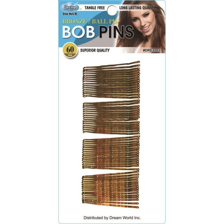 DREAM WORLD DRE1002 BOB PINS 60 PCS BRONZE