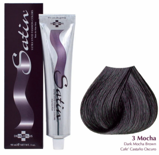 SATIN HAIR COLOR 3 MOCHA DARK MOCHA BROWN