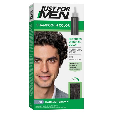 JUST FOR MEN SHAMPOO IN COLOR DARKEST BROWN
