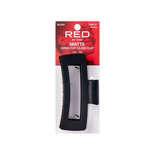 RED BY KISS MATTE OPEN CUT CLAW CLIP HMC47