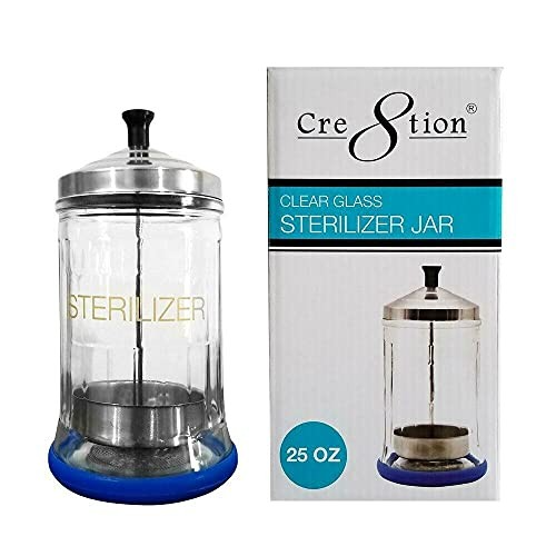 CRE8TION  GLASS STERILIZER JAR